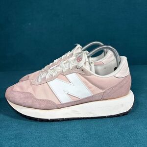 New Balance WS237DP1 Women’s Sneakers Pink White Size 9 Running Casual Shoes